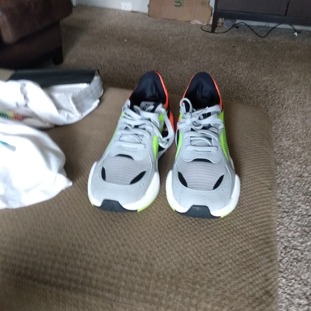 (NEW) Puma RS-X Hard Drive Grey Yellow Men Limited